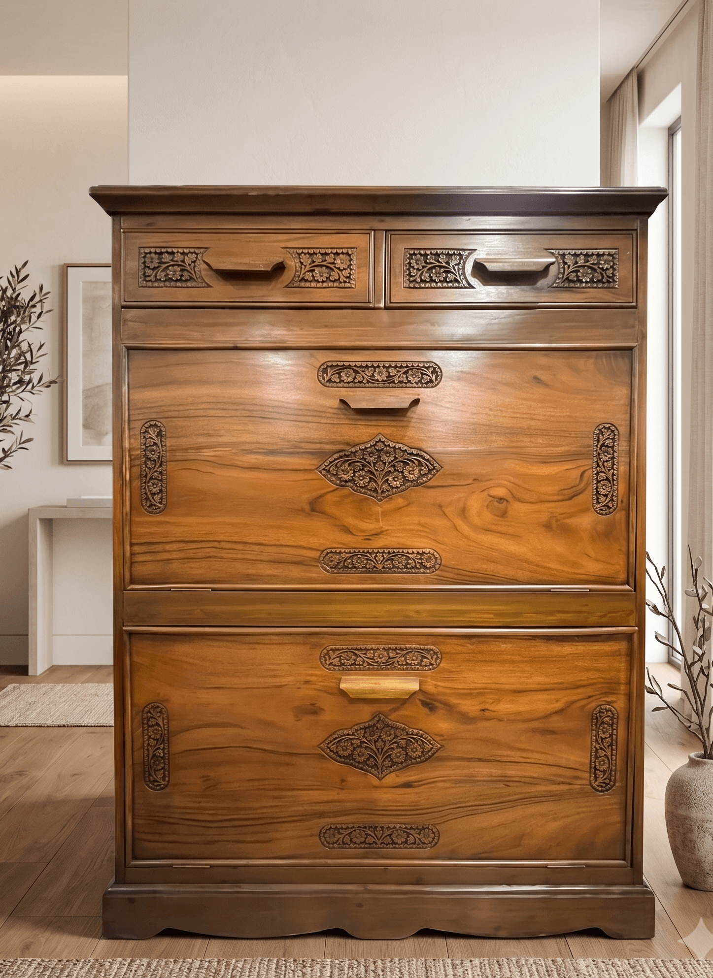 Classic Artisan Shoe Cabinet